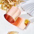 thumbnail image 4 of Copper Roll Sheet Copper Thin Foil Roll Brass Foil Sheet Metal Purity Rose Gold Film Brass Foil Copper Sheet Copper Foil Tape Copper Strip for DIY Cutting Crafts Making 0.3MMx100MMx1M Rose Gold 1m, 4 of 5