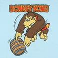 thumbnail image 2 of Donkey Kong T-Shirt Men's DK Logo Design Short Sleeve Adult Ringer Tee, 2 of 3