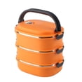 thumbnail image 1 of Bento Box Portable Lunch Box Orange Reusable Insulated For Office ANGGREK Otros, 1 of 7