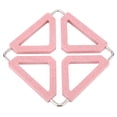 thumbnail image 3 of BuyWeek Set de Table, napperon Anti-poussière Pliable Durable de Haute qualité résistant à la Chaleur et résistant à la Chaleur pour Table à Manger(Rose), 3 of 8