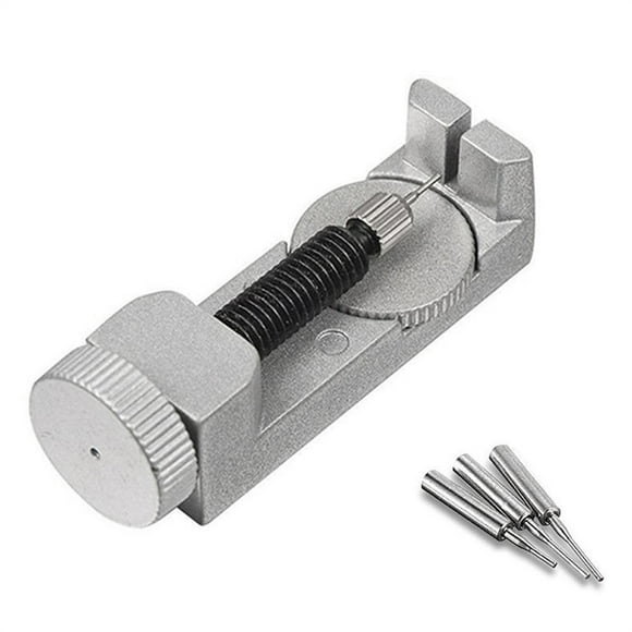 Qonioi Watch Link Remover Tool Kit, Professional Metal Bracelet Adjuster Repair Kit with 3 Pins, Compact Portable Watch Band Resizer for Metal Alta Blaze Bands Up to 30mm Wide