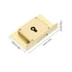 thumbnail image 2 of File Cabinet Lock Brass Replacement Lock Office Users Cabinet Security Golden 1Pack, 2 of 5