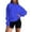Blue, variant on Women's Casual Hoodie Soft Everyday Pullover Lightweight Versatile Loungewear Comfortable Sweatshirt