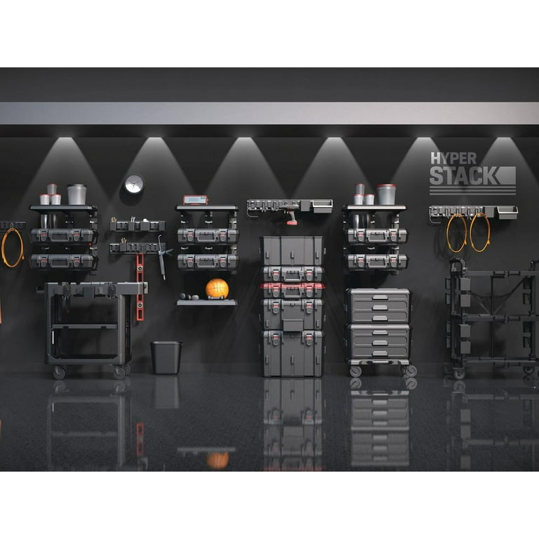 Hyper Tough Wall Storage System 32-Inch 6-Piece Set with