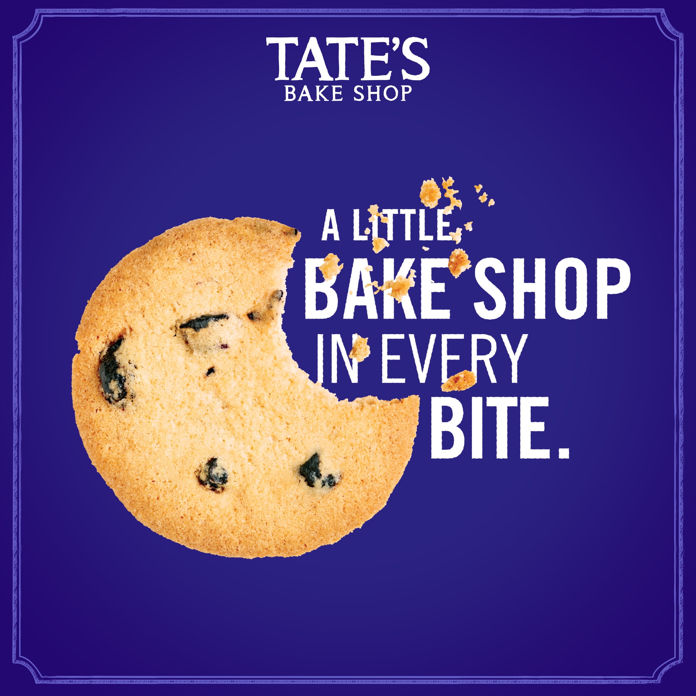 Tate's Bake Shop Blueberry Crisp Cookies, Limited Edition, 7 oz