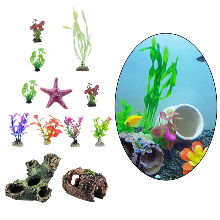 cheap fish accessories Aoriher 10 Pcs Artificial Fishes Floating Decorations for Aquarium Tank Colourful Plastic Tropical Seahorse for Bubble Lamp Aquarium : Pet Supplies a bathtub or even a swimming pool! Aquarium Decorations & Accessories -
