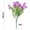 H, variant on Household Imitation Clearance! Home Decor Fake Flowers 2pcs 7-pronged Violet Simulation Flower Bouquet Decoration And Flower Arrangement UV Resistant Artificial Outdoor Flowers