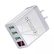 thumbnail image 1 of Carga rápida,Cargador rápido 3USB Pantalla digital Carga rápida,Estación de carga de 3 puertos Bloque de carga rápida,Estación de carga rápida multipuerto Cabezal de carga,Cargador, 1 of 7