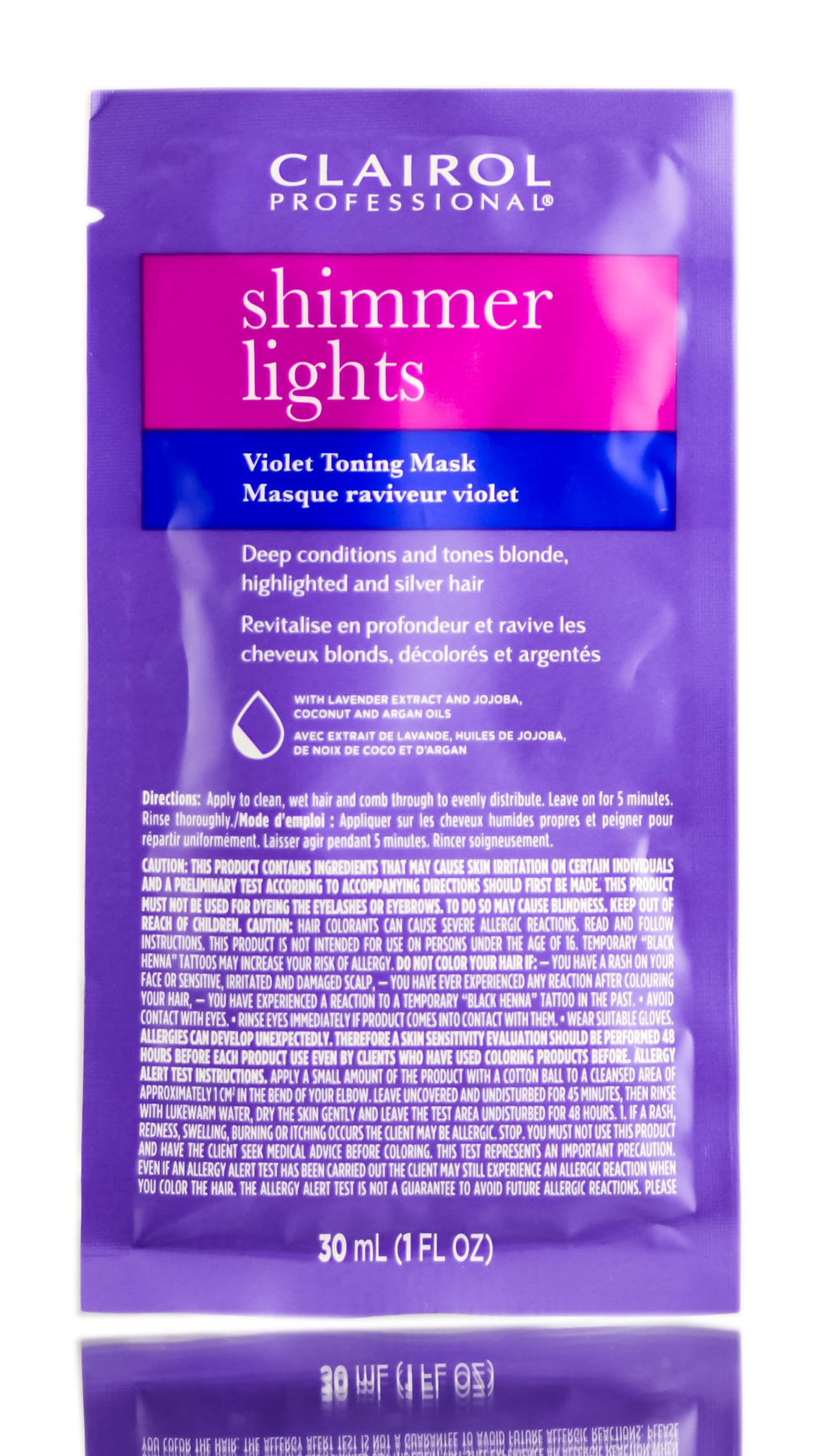SHIMMER LIGHTS Violet Toning Mask (6.76oz/200ml) SHIMMER LIGHTS Violet Toning Mask (6.76oz/200ml)