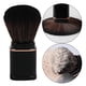 thumbnail image 3 of Brocha de maquillaje retráctil profesional/de viaje, suave, pequeña, con funda esponjosa Negro, 3 of 9