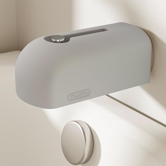 Cubierta de silicona suave para grifo de bañera Roslim, seguridad, gris