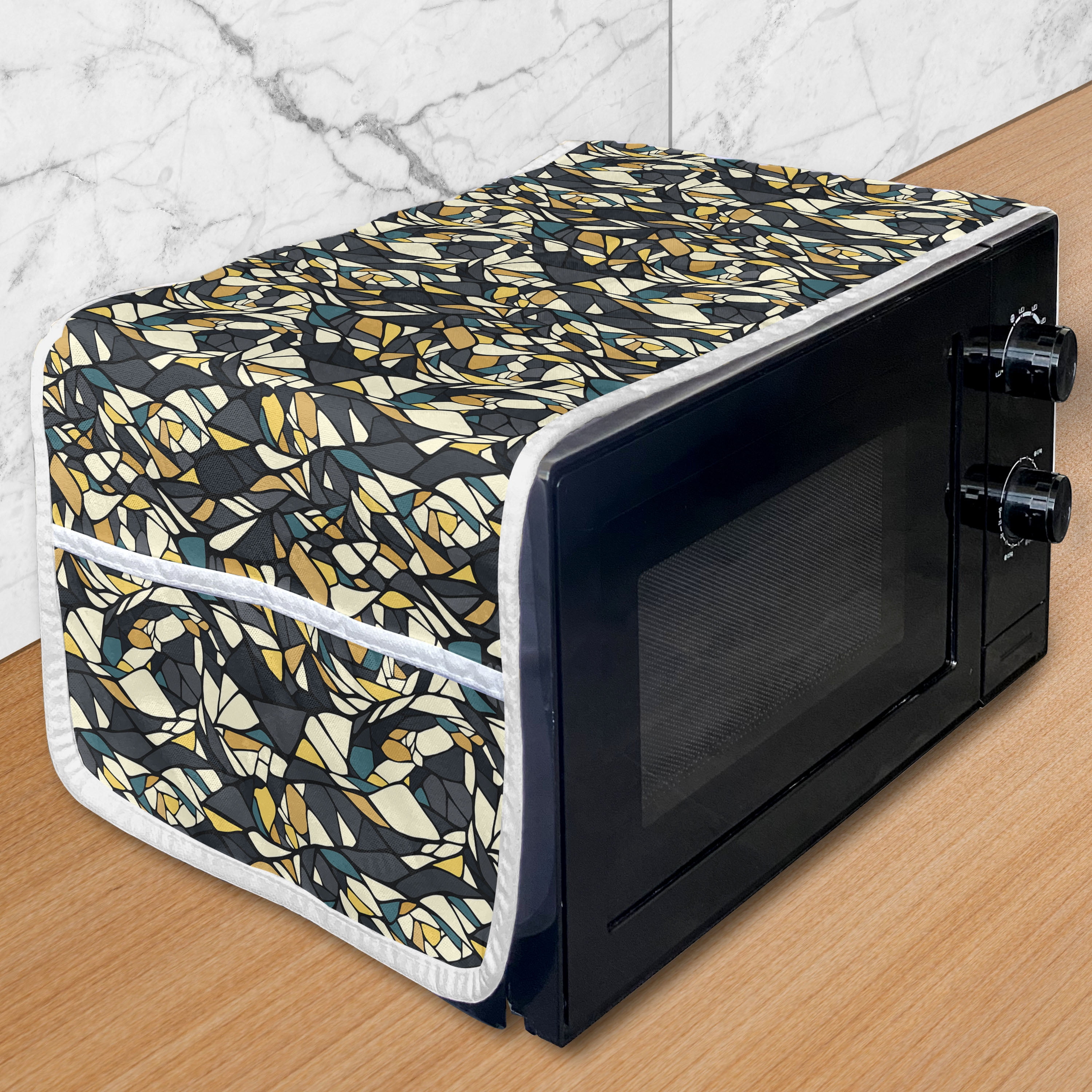 Abstract Microwave Oven Cover, Fractal Formless Trippy Shapes in ...