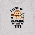 thumbnail image 4 of Inktastic Monkey I Love Hanging out with My Titi Boys or Girls Baby T-Shirt, 4 of 5