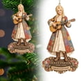 thumbnail image 6 of Dolly Memorial Hanging Ornament, Vintage 2D Flat Acrylic Guitar Player Pendant for Holiday Home Decoration, Christmas Tree Holiday Decor for Country Music Fans Music Lovers, 6 of 6