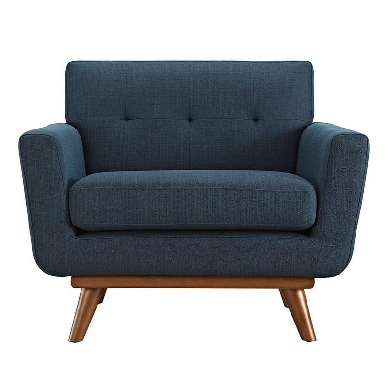 Pemberly Row Modern Design Upholstered Fabric Accent Arm Lounge Chair ...
