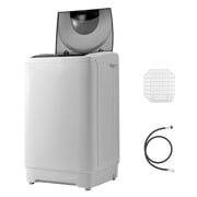 Portable Washing Machine, Portable Washer 1.3 cu.ft with LED Display, Stainless Steel Drum, 8 Wash Programs & 6 Adjustable Water Levels, Portable Washer Machine for Apartments, RVs, and Dorms