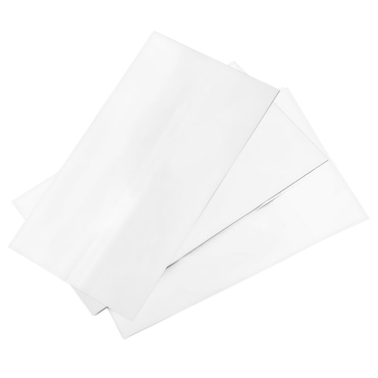 8X12 Inch Sublimation Shrink Wrap Sleeves, 60 Pcs White