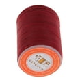 thumbnail image 1 of Rouleau de Fil Ciré Rond pour Couture Durable, Rouge Foncé, 0,65 mm, 1 of 7