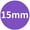Purple-15MM Thick, variant on YR Large Yoga Mat 10mm Thick NBR Foam Exercise Mats for Home/Gym Workout Fitness, Ice Blue