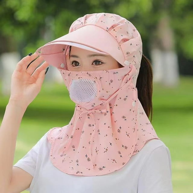 Chapeaux de Soleil Femmes Mode Été Décontracté Chapeau de Soleil Femmes Réglable Été anti-Extérieur Grande Casquette Visière Chapeau Protecteur Chapeau de Soleil