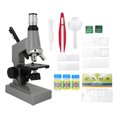 thumbnail image 1 of Microscopio de biología TF-1200 con ocular de 10-20X y objetivos de 10X, 30X y 60X para niños, 1 of 8
