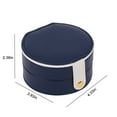 thumbnail image 3 of Vikakiooze Valentine'S Day Gifts 2024 - Trendy Travel Jewelry Case, Personalized Gifts - Travel Jewelry Box | Birthday Gifts for Women Valentine'S Day Gifts for Teens Girls, Navy, 3 of 6