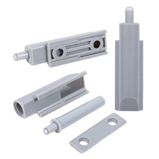 Sistema de compuerta de apertura por presión, 10 piezas de ABS para puertas de cajas, sistema de apertura por presión para cajones, estética elegante