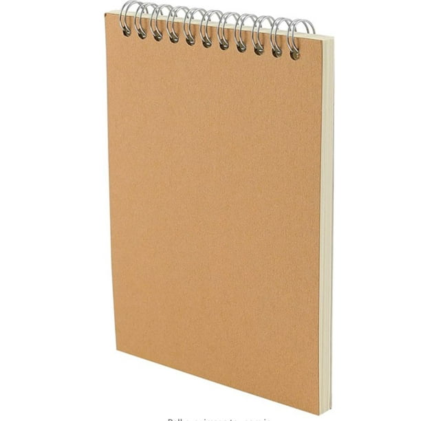 SEUNMUK 30 Pack A6 Spiral Bound Sketch Book, 4x5.7 Inch Blank Drawing