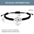 thumbnail image 6 of Fatima Hamsa Hand Evil Eye Protection Bracelet Letter C Charms, Handmade Braided Rope Adjustable String 3791-C, 6 of 7