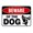 White, variant on Beware of Dog Sign for Fence 11.8x 7.8 Inch Reflective Dog Warning Signs Aluminum Warning Sign for Indoor Outdoor Home Business Yard Driveway, Easy to Mount