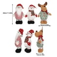 thumbnail image 3 of Moyic Muñeco de gnomo, colgante de Navidad, tamaño compacto, entretenimiento, decoración navideña alegre, múltiples patrones, Kits de decoración para fiestas Patrón mayor, 3 of 6