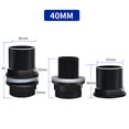 thumbnail image 1 of Lefu Aquarium Weld Threaded Tank Connector For Fish Pond Filter Pipe With Gasket, 1 of 8