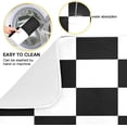 thumbnail image 2 of SKYSONIC Buffalo Plaid Checker Dish Drying Mats for Kitchen 18x24 inch Black White Classic Buffalo Plaid Check Absorbent Machine Washable Fast Drying Pad Dish Drainer Mat Rack Sink Mat, 2 of 6