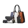thumbnail image 1 of Bolso de hombro Minnieouse de 4 piezas gran capacidad para mujer negro, 1 of 6