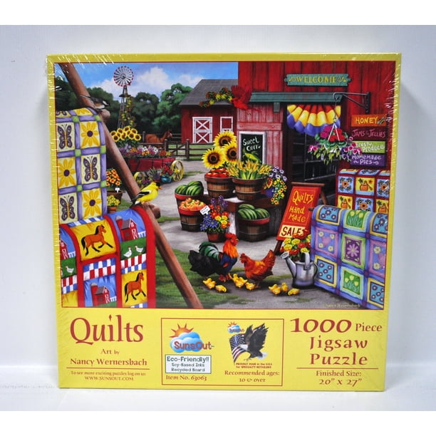Quilts Jigsaw Puzzle 1000 Piece