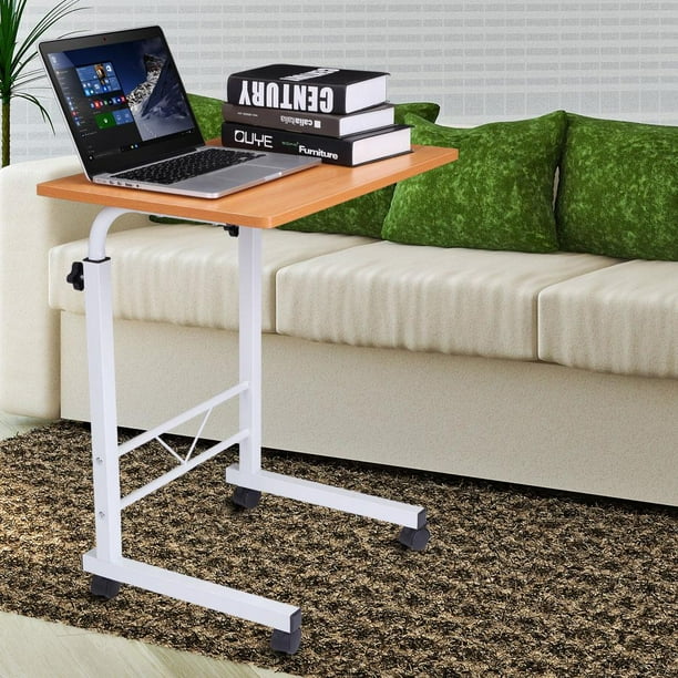 SalonMore Side Table Protable Laptop Table Rolling Computer Desk Study