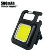 thumbnail image 1 of LLavero de linterna portátil, Mini luz LED deslumbrante COB, lámparas de emergencia de carga USB, luz de trabajo, Sacacorchos de luz para acampar al aire libre, 1 of 4