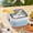 Blue-B, variant on Leak Proof Lunch Box for Adults, 750ml Microwaveable Bento Container with Divider, BPA-Free Food Grade Plastic Reusable Meal Prep Box for Work