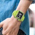 thumbnail image 5 of SMAEL Multiple Colors Square Digital Sports Watch Waterproof Silicone Wrist Watch for Men, 5 of 6