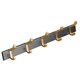 thumbnail image 4 of Naiovety Bathroom Wall Hanger Aluminum Holder with Hardware Towel Adhesive Rack Door Dual 5 Clothes Hook Kitchen Hooks Coat Juegos de accesorios de baño, 4 of 6