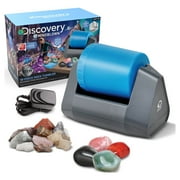 Discovery #MINDBLOWN 18-Piece Rock Tumbler Set with Polishing Machine, Rocks & Jewelry Accessories