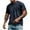 Navy Blue, variant on ohmzyzo Mens Distressed Henley Shirts Vintage Washed Short Sleeve Crewneck Button Up Beach T Shirts Workout Running Shirt