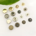thumbnail image 4 of Qarigey Ropa Botón de latón Reemplazo de cinturón de cuero Pantalones Bolso Bolso de hombro Botones DIY Artesanía Accesorios de ropa Ropa, zapatos y accesorios Miscelánea Plata Qarigey AP015833-01B, 4 of 6