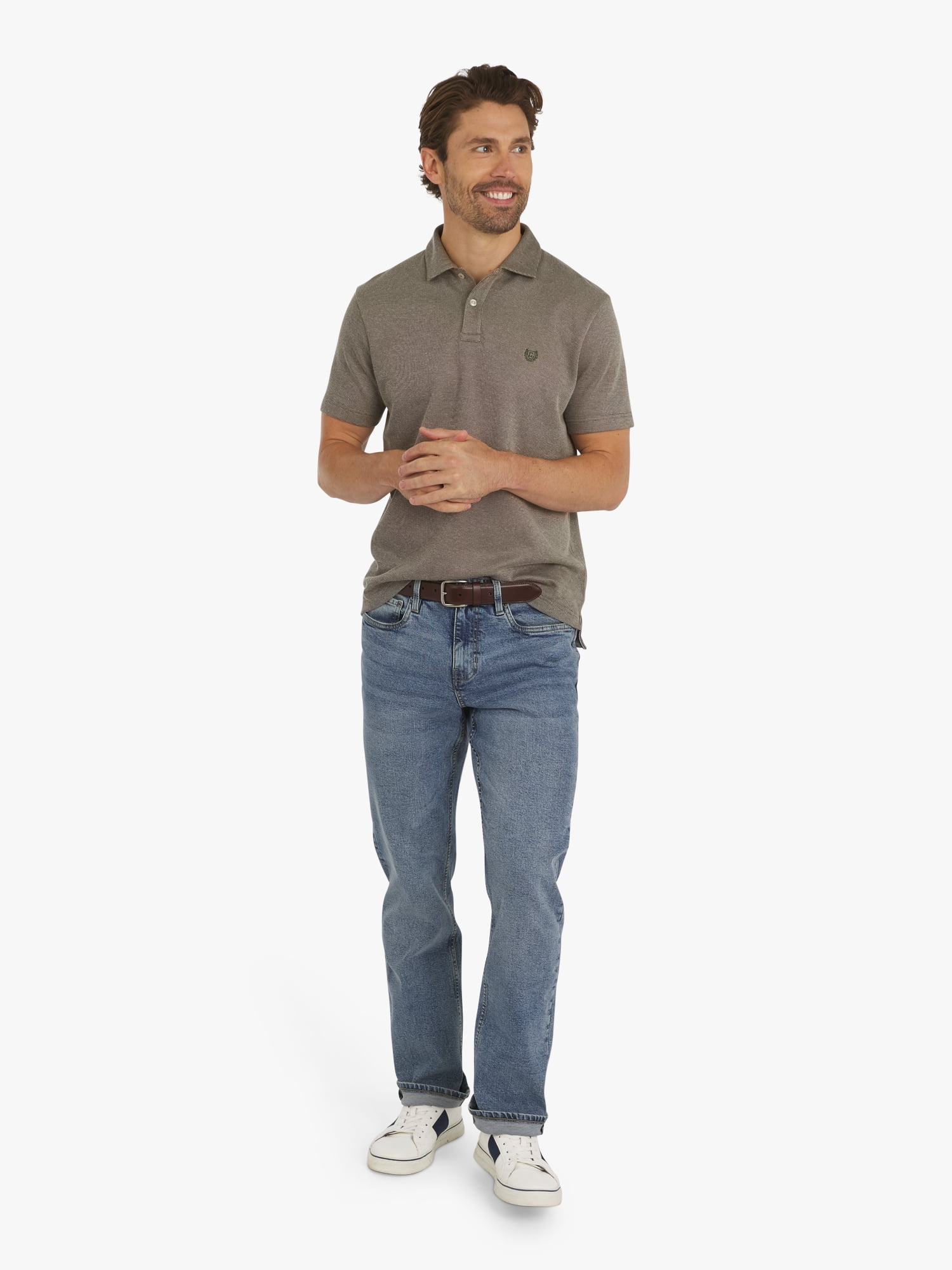 Chaps Men's & Big Men's Stretch Relaxed-Fit Denim Jeans, Sizes 30-42