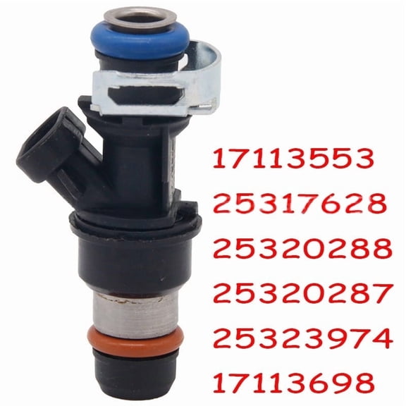 1/2/4 Pcs 17113553 25317628 25320288 25320287 25323974 17113698 Fuel Injector Nozzle for Buick Cadillac Chevrolet GMC Hummer Chevrolet 4.8L