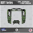 thumbnail image 4 of Kalair GFX Graphics Kit for Honda ATV TRX250R (All Years) Rift Series, 4 of 5