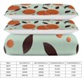 thumbnail image 2 of HAHDAXIA Green Background Red Apricot Fruit Bedding Solid Comforter Set for All Seasons 3 Pieces(1 Comforter+2 Pillowcases) Soft Microfiber Bedding Set Full(79"x90"), 2 of 7