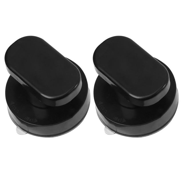 Yuarrent Perilla de puerta con manija de ventosa de 2 piezas, peso ligero significativo, fácil de usar, suministro doméstico para refrigerador Type6 NO6