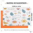 thumbnail image 6 of Yayeee Doormat for Inside 20"x32" Absorbent Low-Profile Washable Non-Slip Rubber Backed Entryway Rug, Cartoon Doodles, 6 of 8