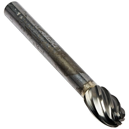 Shape Burrs - Carbide Burrs - AlumaCut AX-K0UK-Y36Z Oval Shape Carbide Bur for Aluminum SE-3AL, 3/8